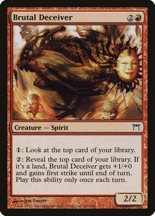 Brutal Deceiver [Champions of Kamigawa] [Foil]