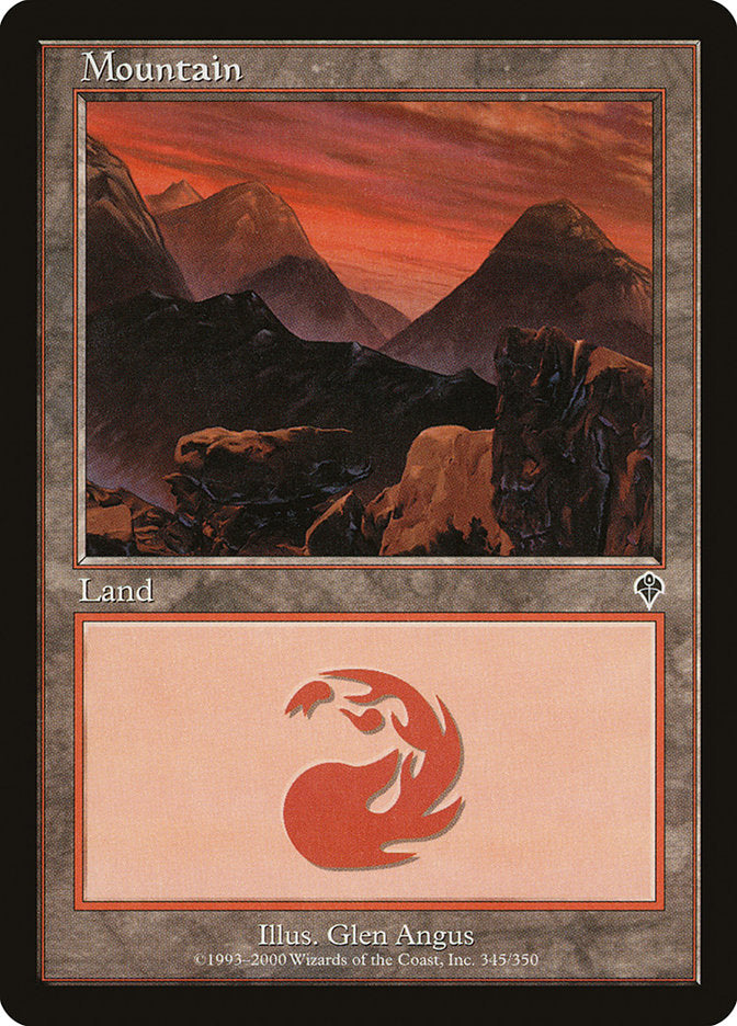 Mountain (345) [Invasion] [Foil]