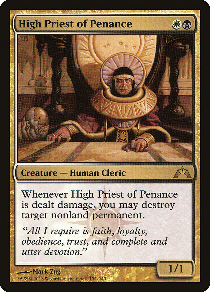 High Priest of Penance [Gatecrash] [Foil]