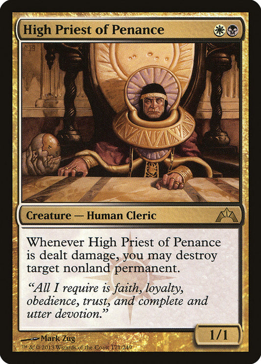 High Priest of Penance [Gatecrash] [Foil]