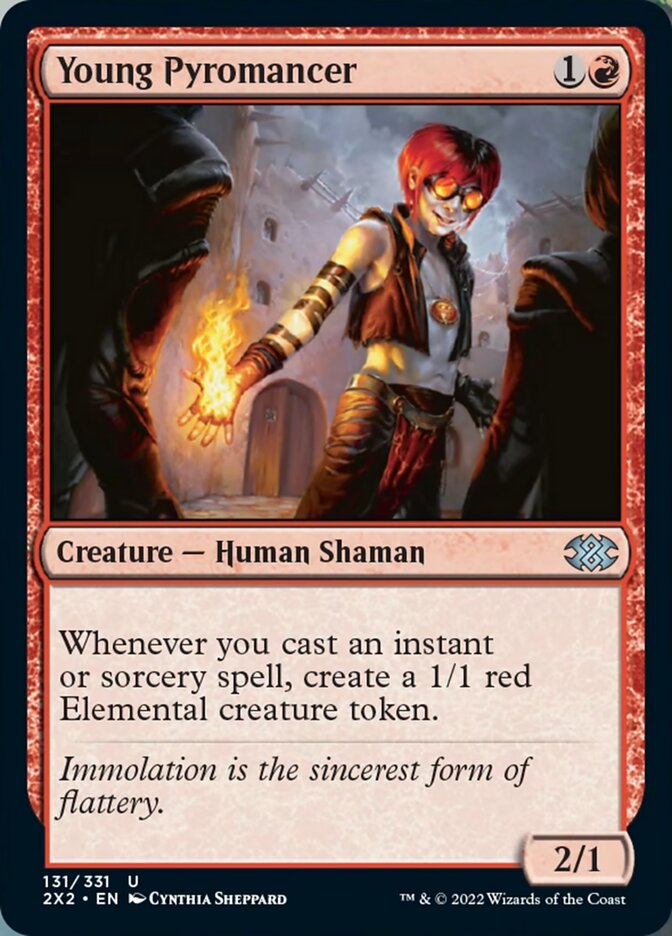 Young Pyromancer [Double Masters 2022] [Foil]