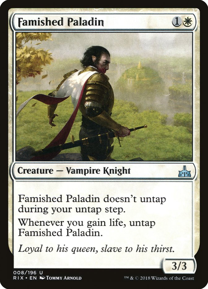 Famished Paladin [Rivals of Ixalan] [Foil]