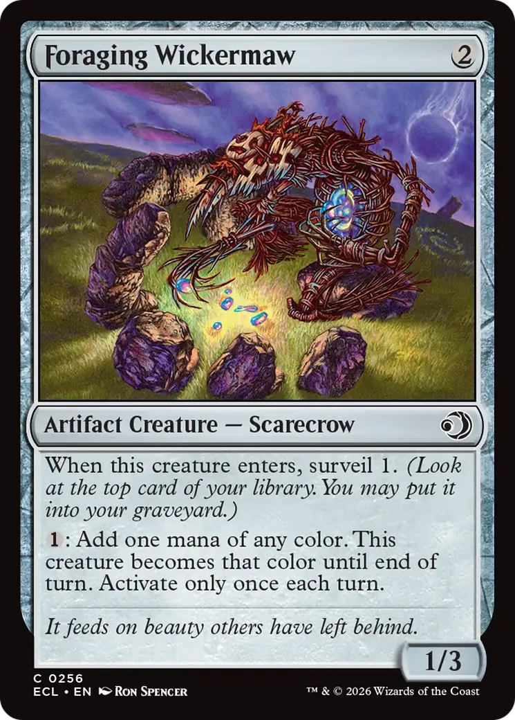 Foraging Wickermaw [Lorwyn Eclipsed] [Foil]