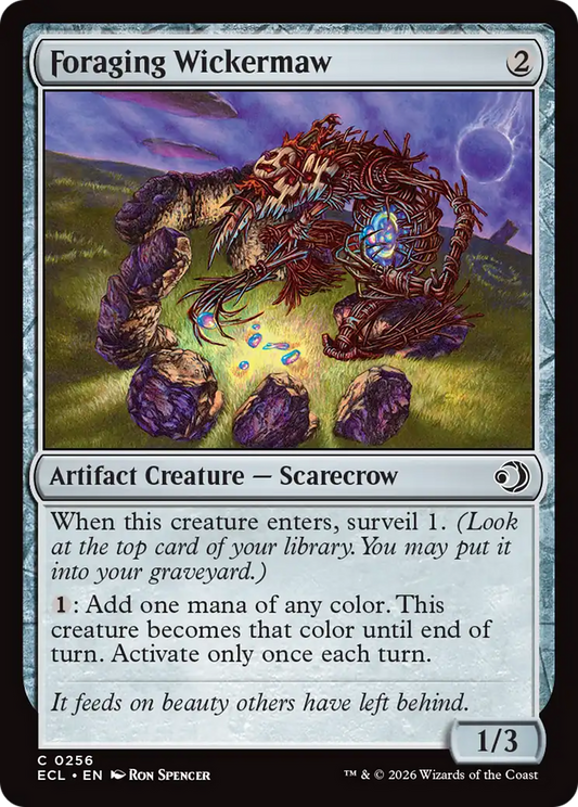 Foraging Wickermaw [Lorwyn Eclipsed] [Foil]