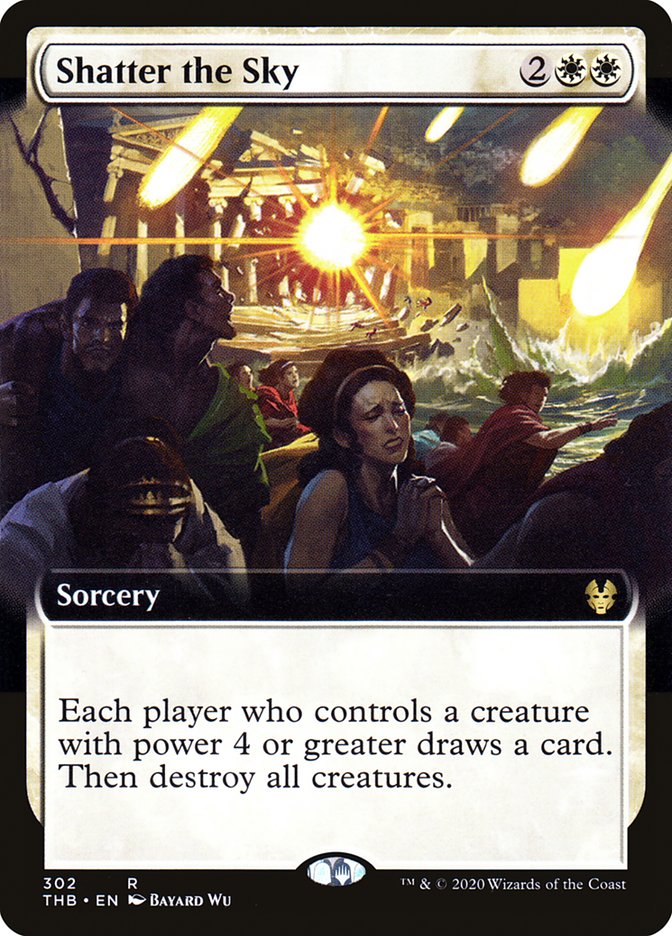 Shatter the Sky (Extended Art) [Theros Beyond Death] [Foil]