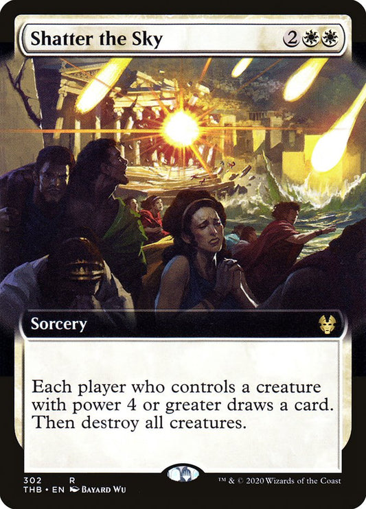 Shatter the Sky (Extended Art) [Theros Beyond Death] [Foil]