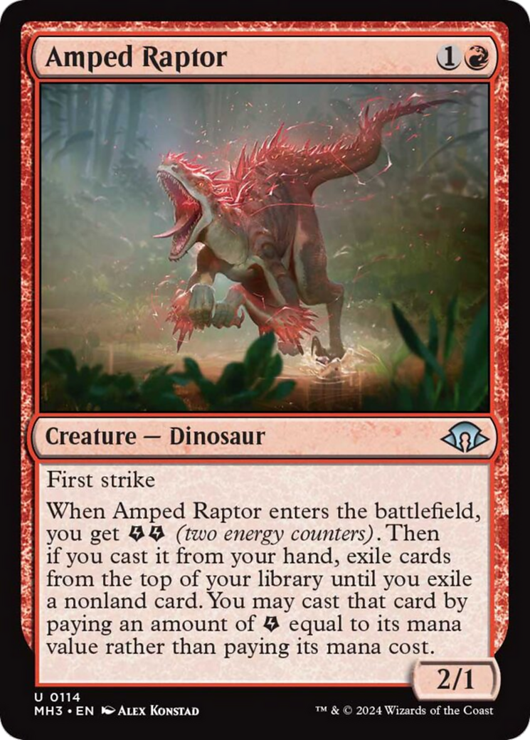Amped Raptor [Modern Horizons 3] [Foil]
