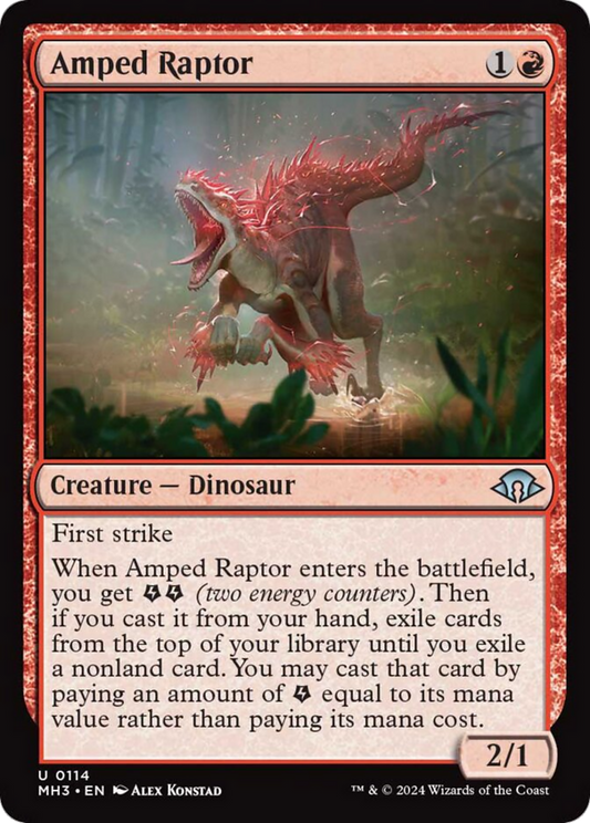 Amped Raptor [Modern Horizons 3] [Foil]