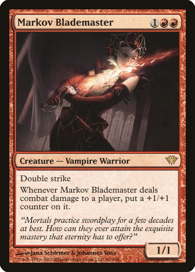 Markov Blademaster [Dark Ascension] [Foil]