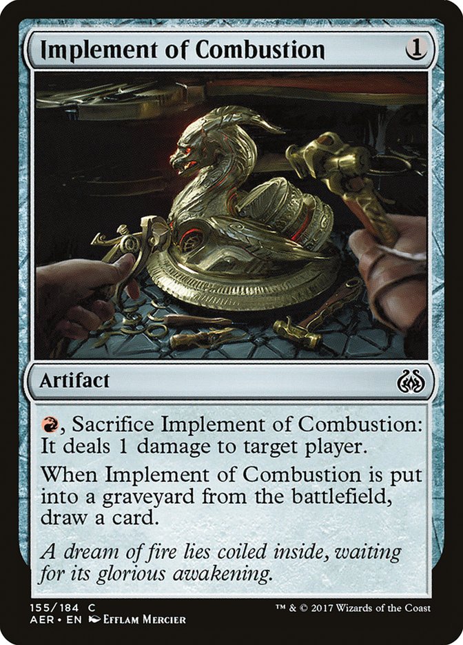 Implement of Combustion [Aether Revolt] [Foil]