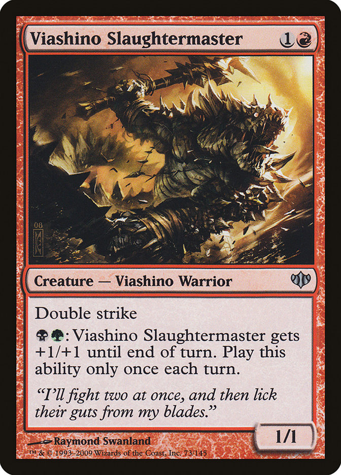 Viashino Slaughtermaster [Conflux] [Foil]