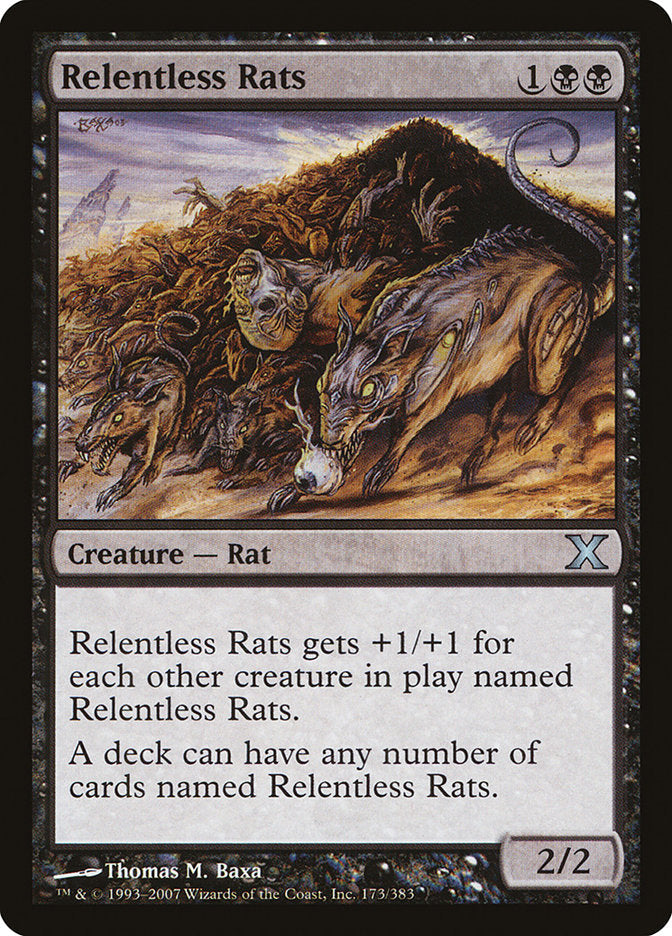 Relentless Rats [Tenth Edition] [Foil]