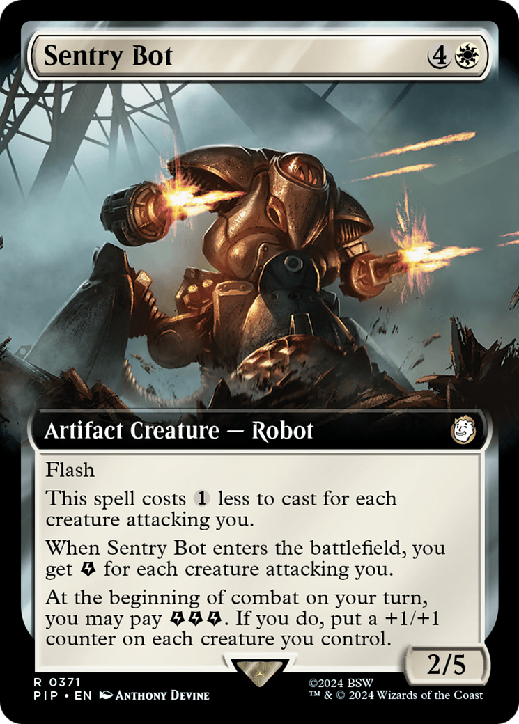 Sentry Bot (Extended Art) [Fallout] [Foil]