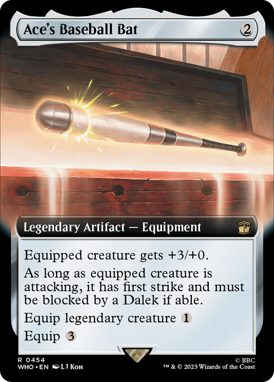 Ace's Baseball Bat (Extended Art) [Doctor Who] [Foil]