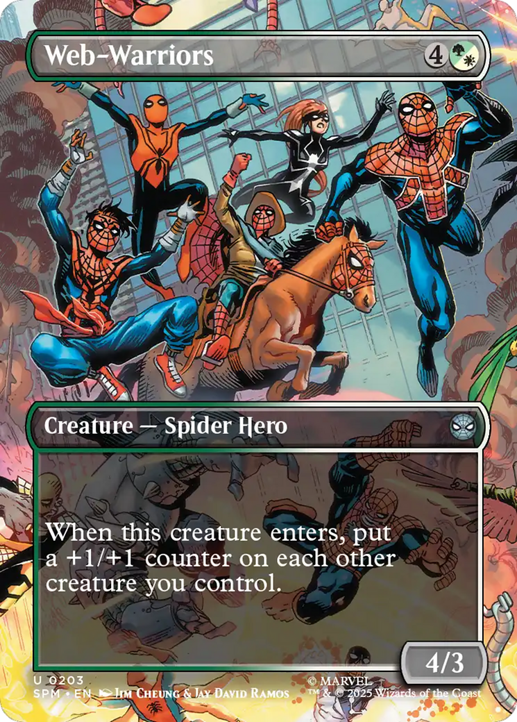 Web-Warriors (Borderless) [Marvel's Spider-Man] [Foil]