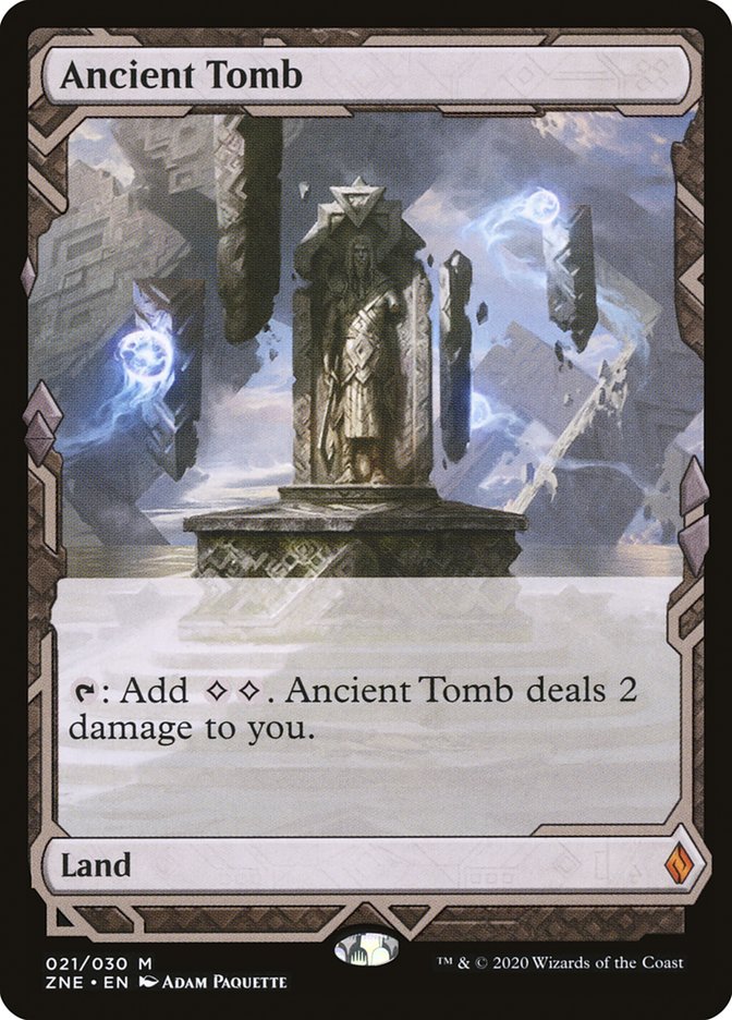 Ancient Tomb (Expeditions) [Zendikar Rising Expeditions] [Foil]