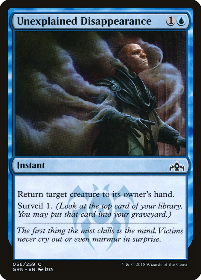 Unexplained Disappearance [Guilds of Ravnica] [Foil]