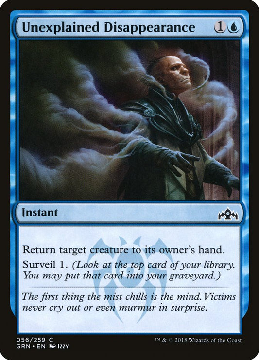 Unexplained Disappearance [Guilds of Ravnica] [Foil]