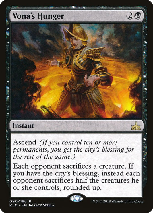 Vona's Hunger [Rivals of Ixalan] [Foil]