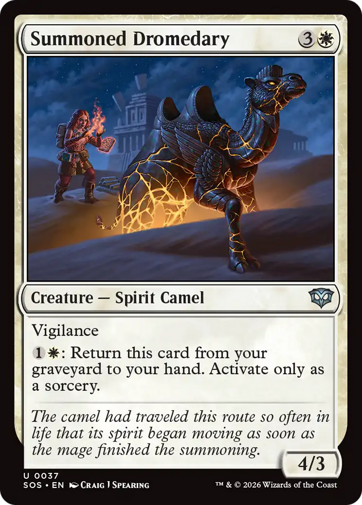 Summoned Dromedary [Secrets of Strixhaven] [Foil]