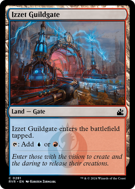Izzet Guildgate [Ravnica Remastered] [Foil]