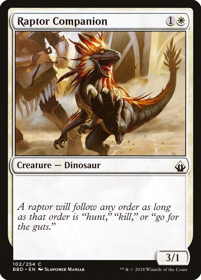Raptor Companion [Battlebond] [Foil]