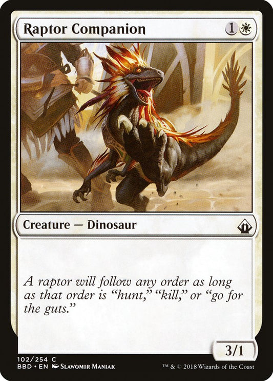 Raptor Companion [Battlebond] [Foil]