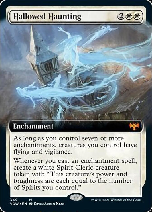 Hallowed Haunting (Extended Art) [Innistrad: Crimson Vow] [Foil]