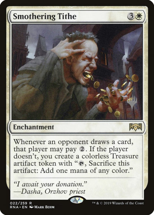Smothering Tithe (Promo Pack) [Ravnica Allegiance Promos] [Foil]