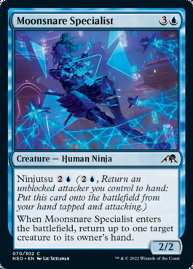 Moonsnare Specialist [Kamigawa: Neon Dynasty] [Foil]