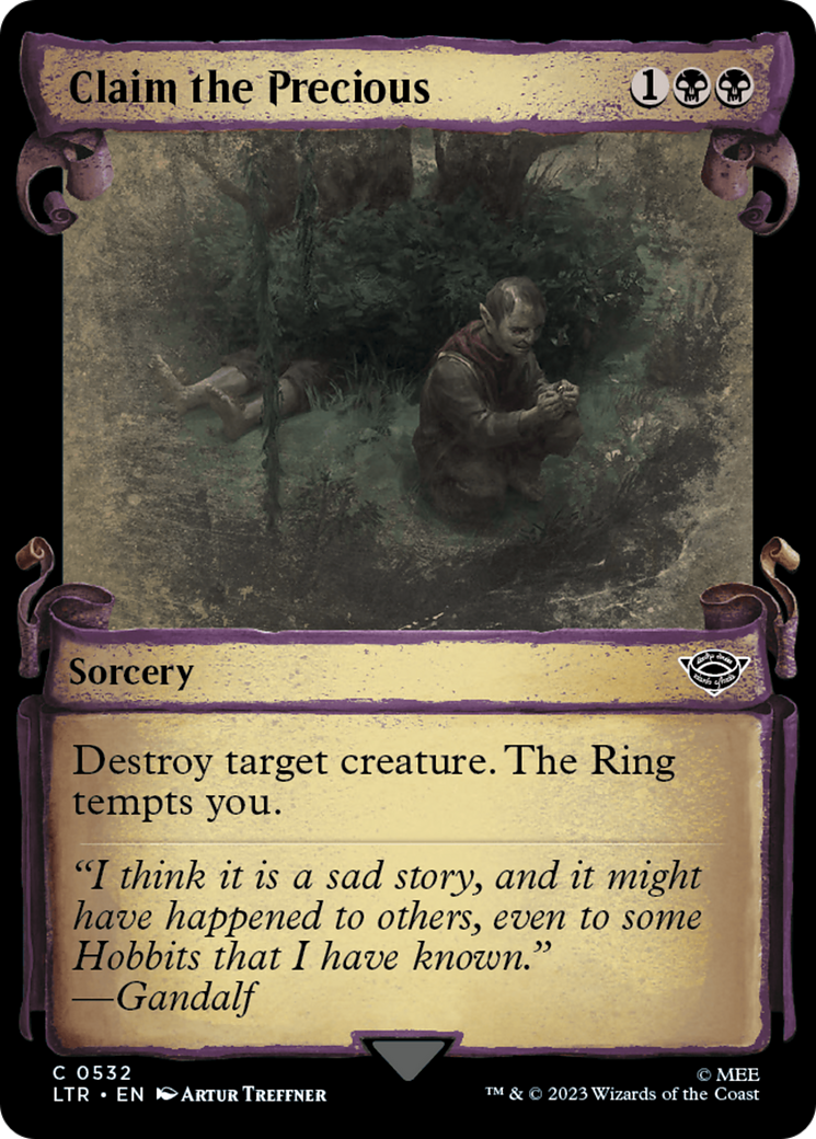 Claim the Precious [The Lord of the Rings: Tales of Middle-Earth Showcase Scrolls] [Foil]