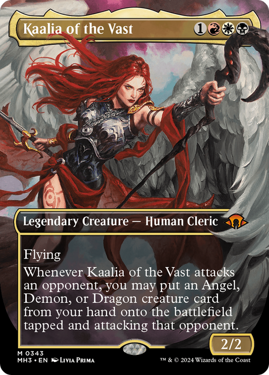 Kaalia of the Vast (Borderless) (0343) [Modern Horizons 3] [Foil]