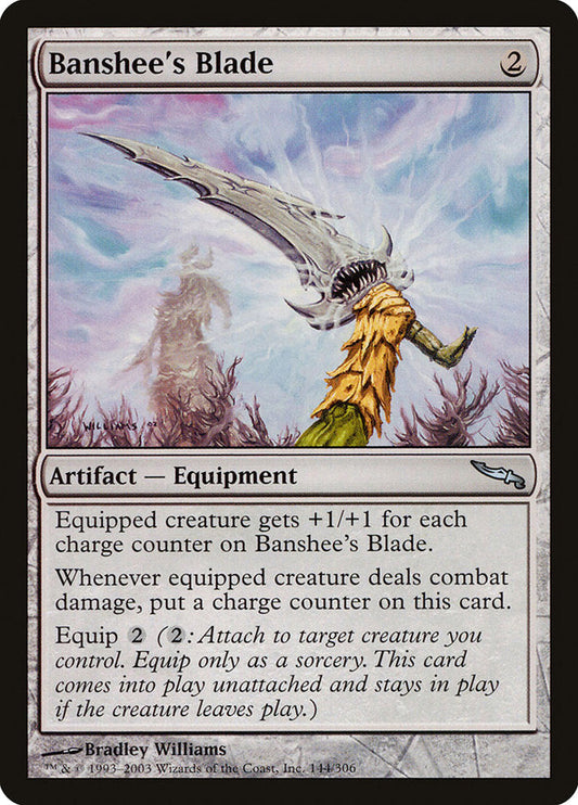 Banshee's Blade [Mirrodin] [Foil]