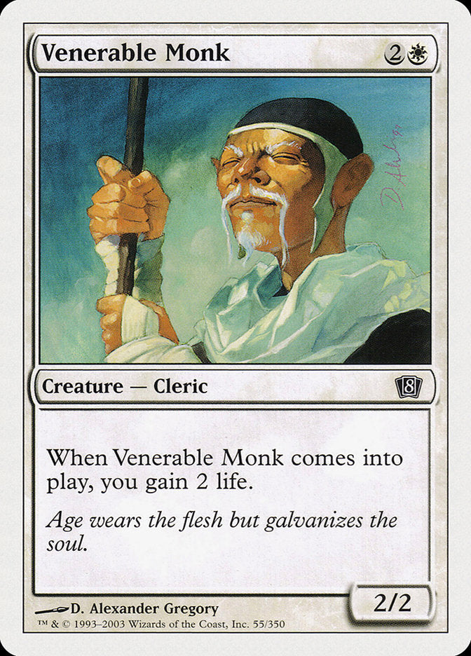 Venerable Monk [Eighth Edition] [Foil]