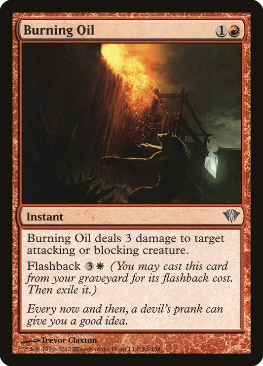 Burning Oil [Dark Ascension] [Foil]