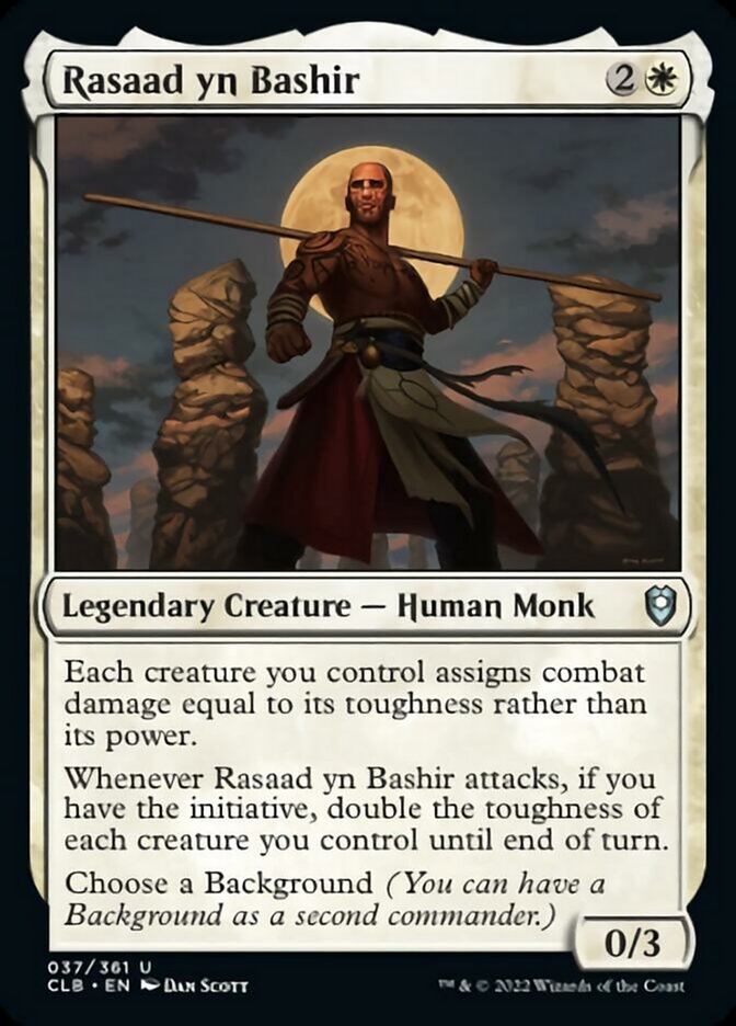 Rasaad yn Bashir [Commander Legends: Battle for Baldur's Gate] [Foil]