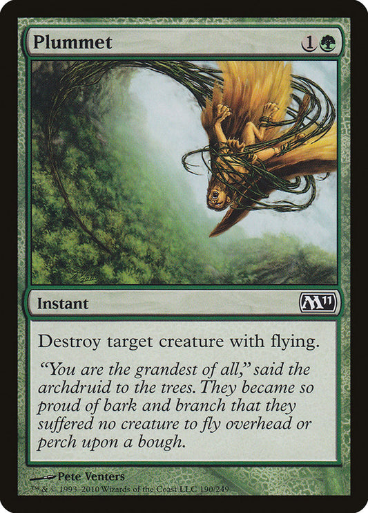 Plummet [Core Set 2011] [Foil]