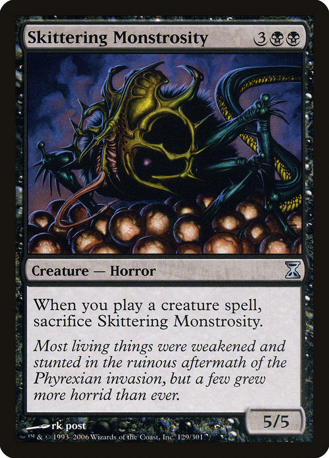 Skittering Monstrosity [Time Spiral] [Foil]