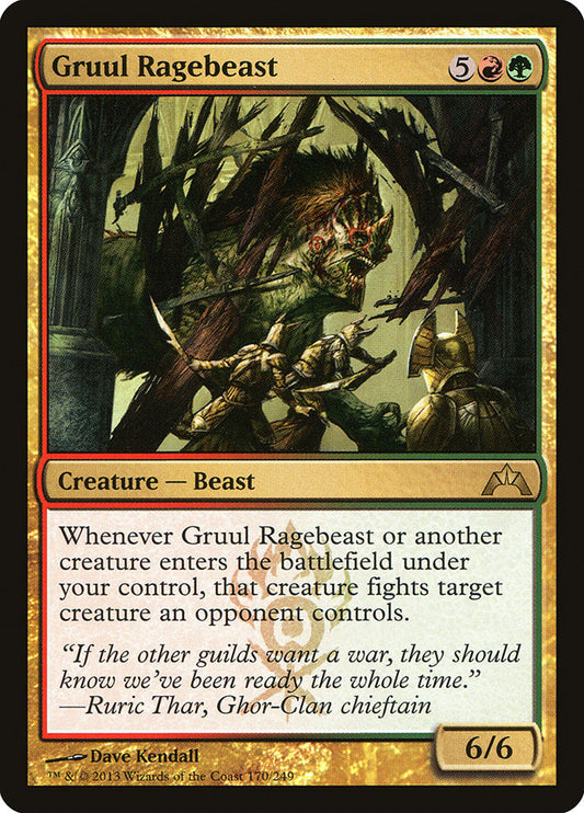 Gruul Ragebeast [Gatecrash] [Foil]