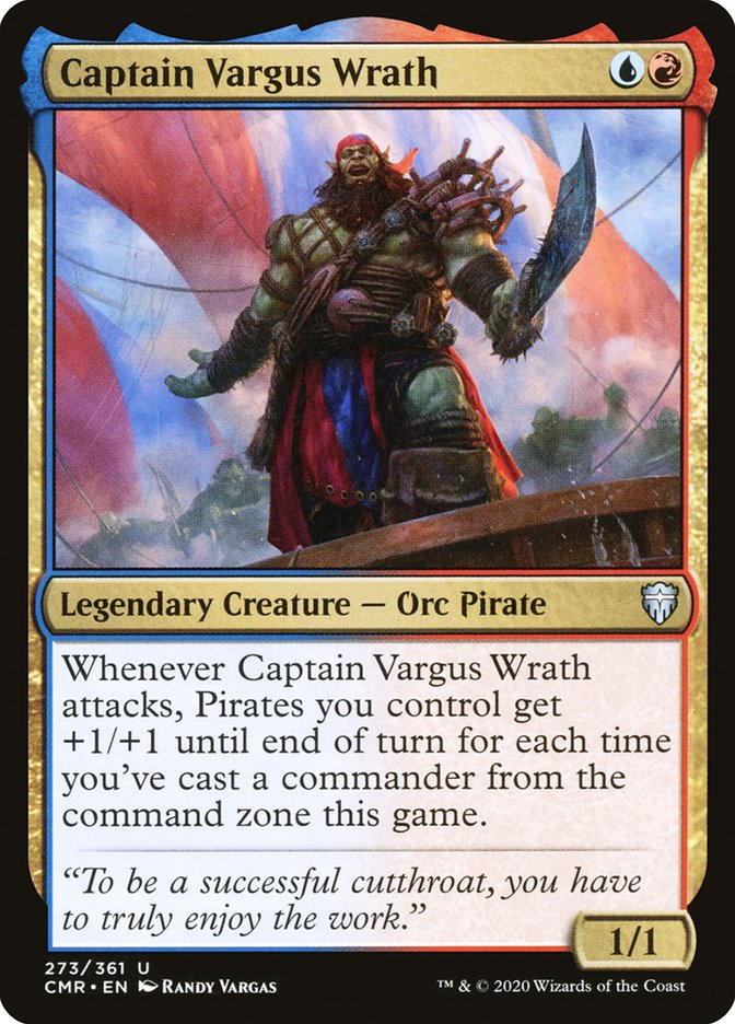 Captain Vargus Wrath [Commander Legends] [Foil]