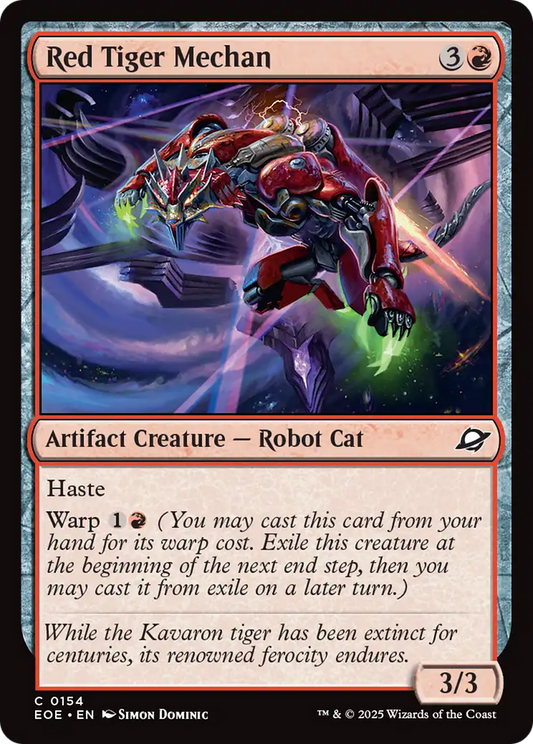 Red Tiger Mechan [Edge of Eternities] [Foil]