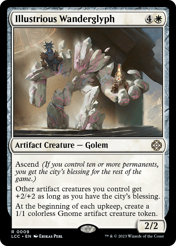 Illustrious Wanderglyph [The Lost Caverns of Ixalan Commander] [Foil]