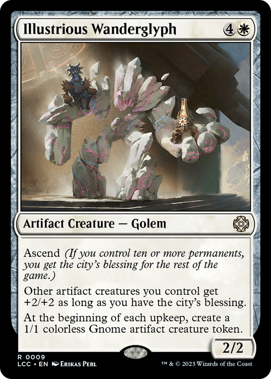 Illustrious Wanderglyph [The Lost Caverns of Ixalan Commander] [Foil]