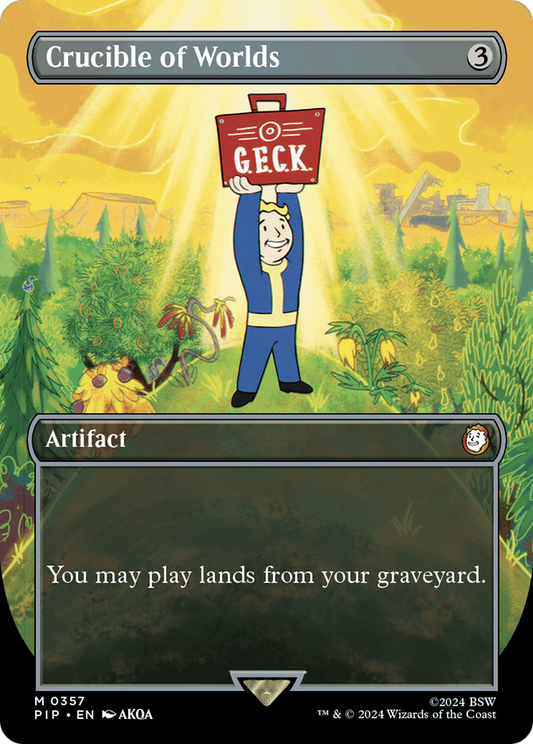 Crucible of Worlds (Borderless) [Fallout] [Foil]
