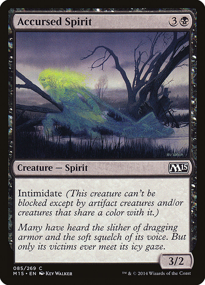 Accursed Spirit [Core Set 2015] [Foil]