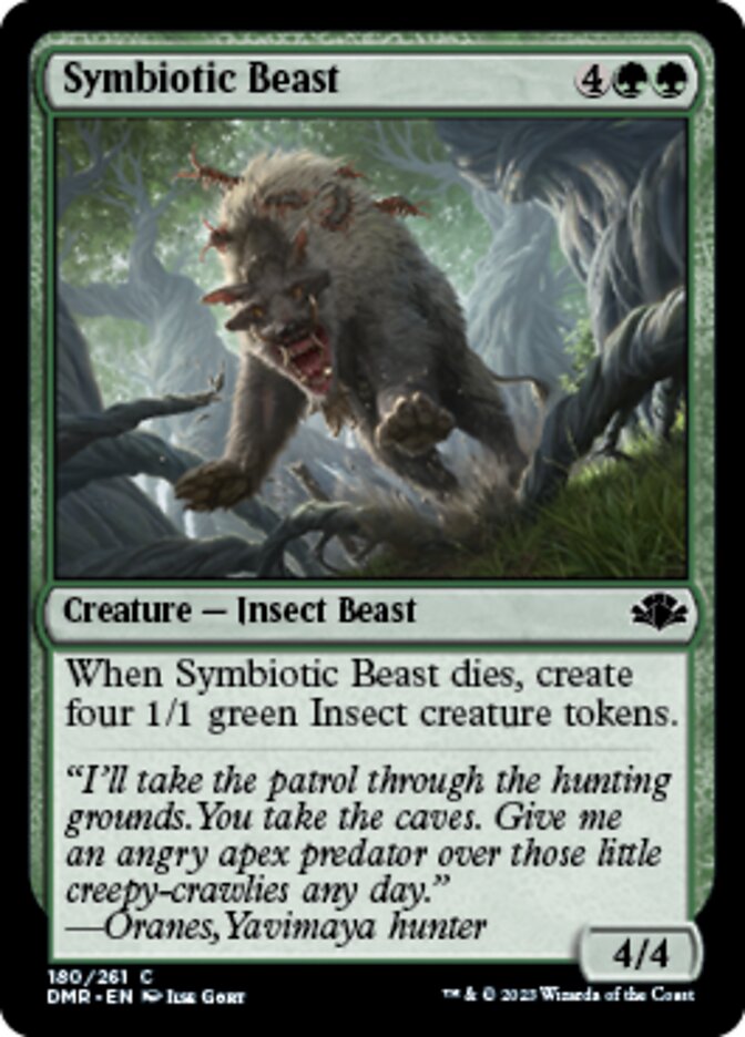 Symbiotic Beast [Dominaria Remastered] [Foil]