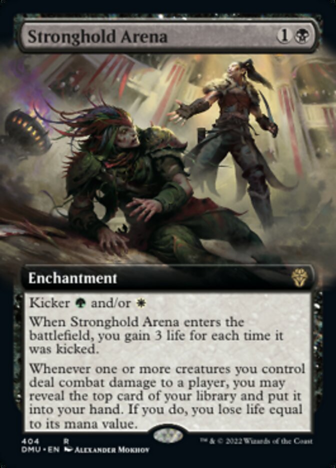 Stronghold Arena (Extended Art) [Dominaria United] [Foil]