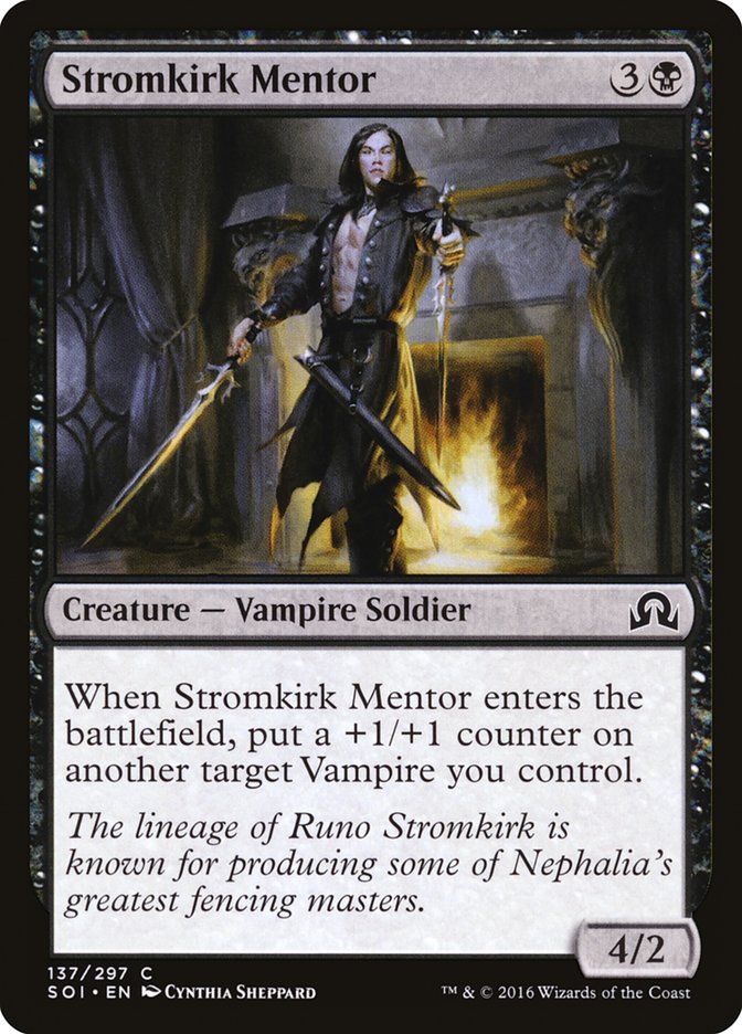 Stromkirk Mentor [Shadows over Innistrad] [Foil]