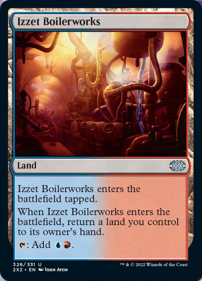 Izzet Boilerworks [Double Masters 2022] [Foil]