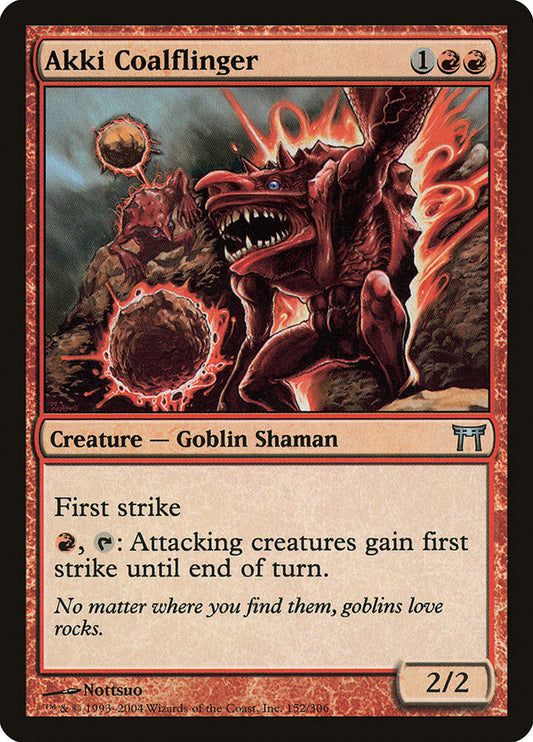 Akki Coalflinger [Champions of Kamigawa] [Foil]